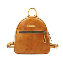 Cargar imagen en el visor de la galería, Mochila de Cuero Z5 - Curry / Natural
