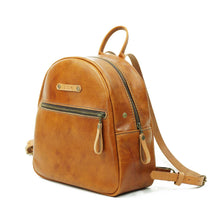Cargar imagen en el visor de la galería, Mochila de Cuero Z5 - Curry / Natural
