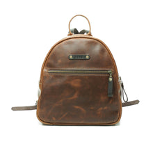 Cargar imagen en el visor de la galería, Mochila de Cuero Z5 - Café Texturado
