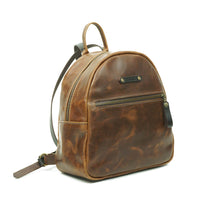Cargar imagen en el visor de la galería, Mochila de Cuero Z5 - Café Texturado
