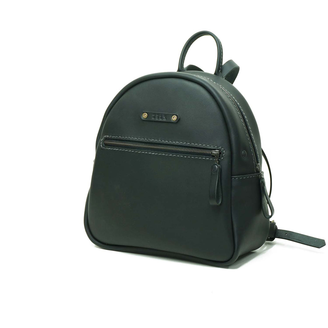 Mochila de Cuero Z5 - Negro
