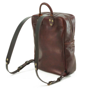 Mochila de Cuero Z7 - Café Agreste