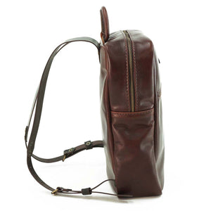Mochila de Cuero Z7 - Café Agreste