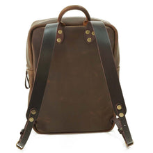 Cargar imagen en el visor de la galería, Mochila de Cuero Z7 - Café Rústico

