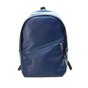 Mochila de Cuero Z8 - Azul