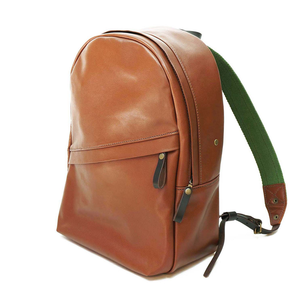 Mochila de Cuero Z8 - Café Claro