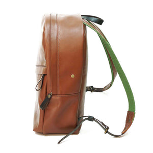 Mochila de Cuero Z8 - Café Claro