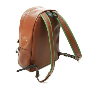 Mochila de Cuero Z8 - Café Claro