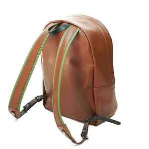 Mochila de Cuero Z8 - Café Claro