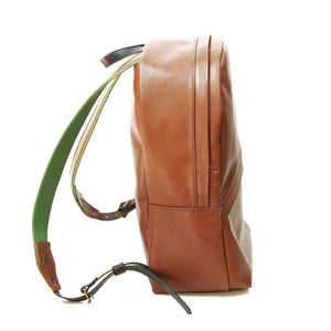 Mochila de Cuero Z8 - Café Claro