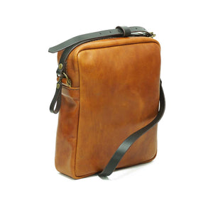 Bandolera de cuero Satchel Curry-Moro