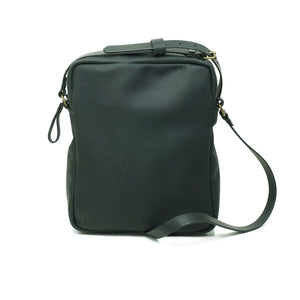 Bandolera de cuero Satchel Negro